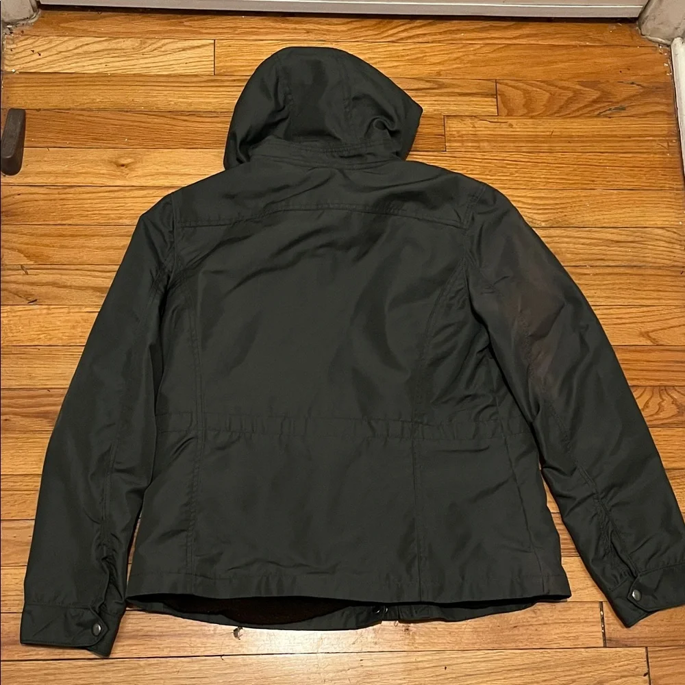 J Crew Military Green Jacket with hood